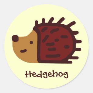 Sticker Rond Petit hérisson !