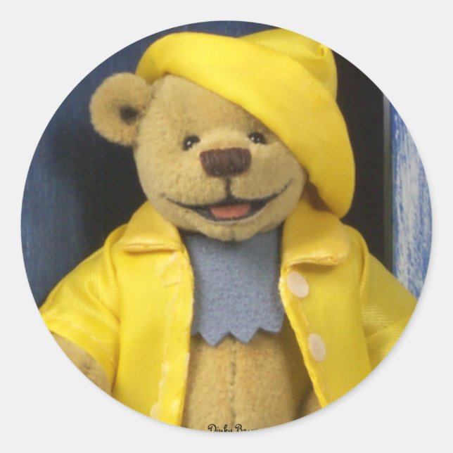 Sticker Rond Petit Ours Dinky (Devant)