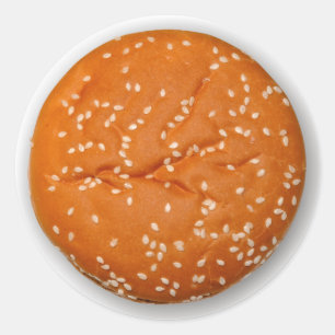 Sticker Rond Petit pain d'hamburger