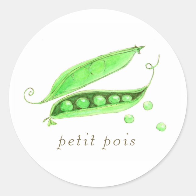 Sticker Rond Petit Pois (Devant)