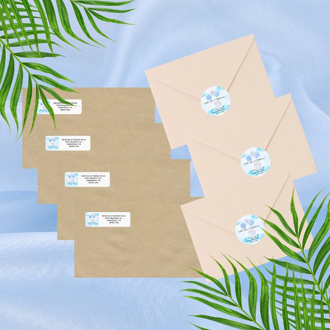 Sticker Rond Petite agneau qui s'envole haut dans les ballons b (Créateur téléchargé)