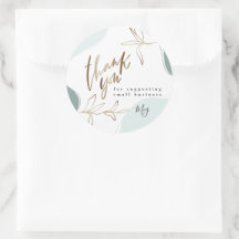 Petite entreprise personnalisée Mint & Merci de mo