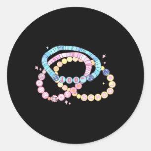 Sticker Rond Petite Fille 100 Jours De L'École Amicale Drôle Br