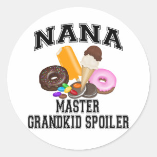 Sticker Rond Petite-fille Spoiler Nana