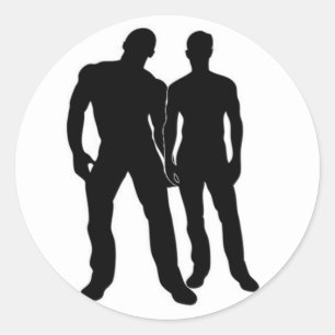 Sticker Rond Petites amies