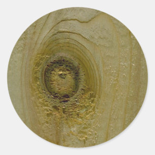 Sticker Rond Pétrin en bois