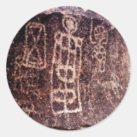 PETROGLYPHS AMÉRICAIN SUD-OUEST, DÉSERT DE NEVADA