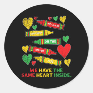 Sticker Rond Peut Être Différent À L'Extérieur Du Mont D'Histoi