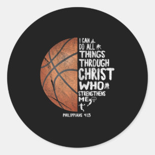 Sticker Rond Peut Tout Faire Par Christ Philippiens 413 S