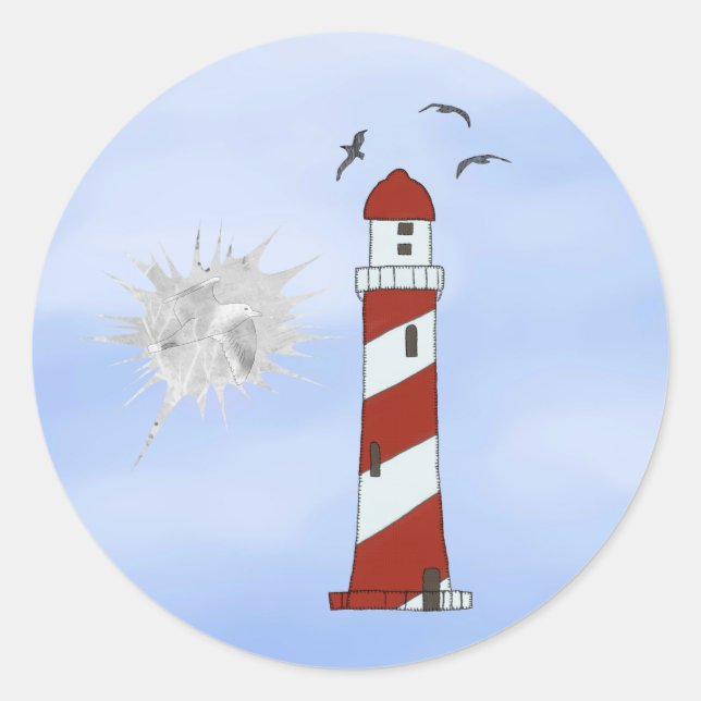 Sticker Rond Phare (Devant)