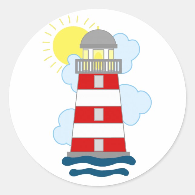 Sticker Rond Phare (Devant)