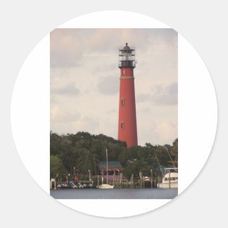 Sticker Rond Phare de Ponce Inlet
