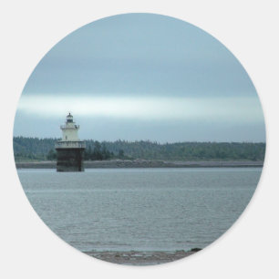 Sticker Rond Phare du Maine 40