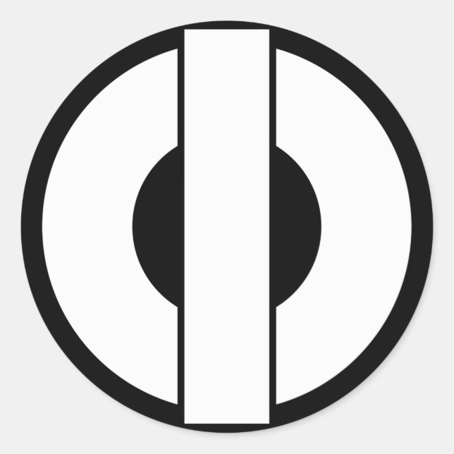STICKER ROND PHI (Devant)