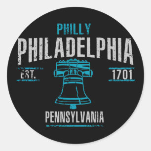Sticker Rond Philadelphie
