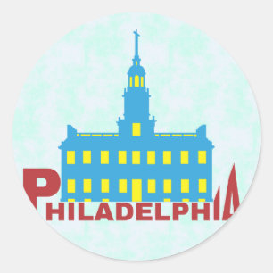 Sticker Rond Philadelphie