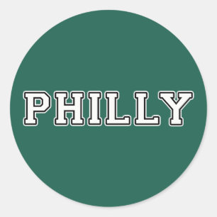 Sticker Rond Philadelphie Pennsylvanie