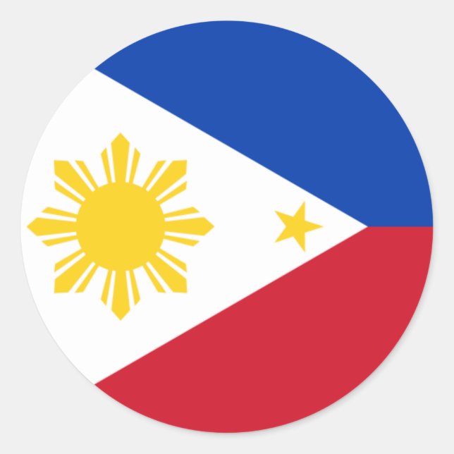 Sticker Rond philippine (Devant)
