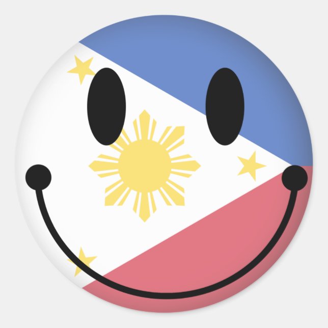 Sticker Rond Philippines (Devant)