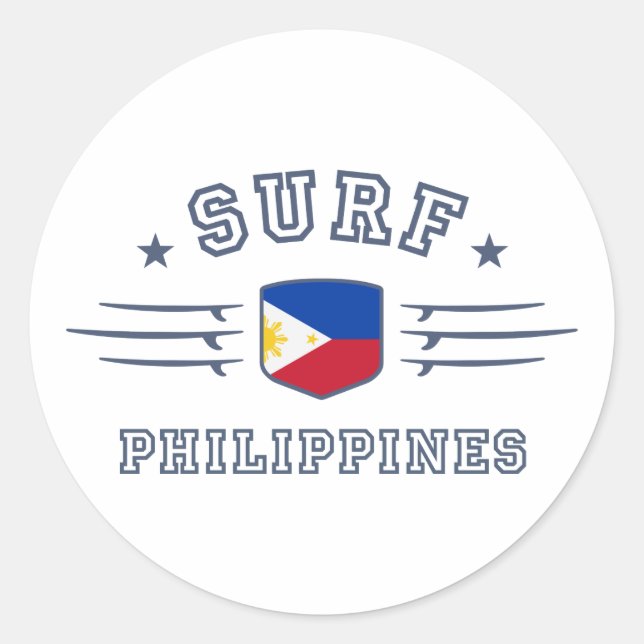Sticker Rond Philippines (Devant)