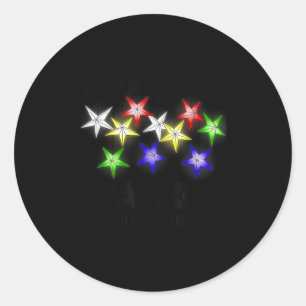 Sticker Rond Philippines Linas Filino Noël Parol Xmas Pasko