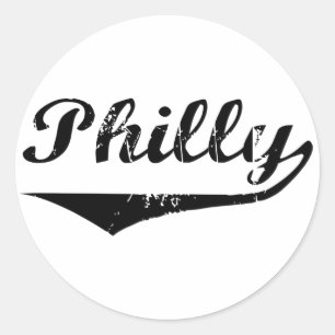 Sticker Rond Philly