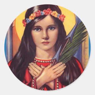 Sticker Rond Philomena