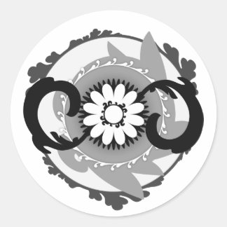 Sticker Rond Phlowery