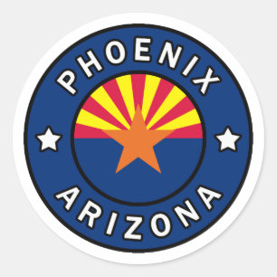 Sticker Rond Phoenix Arizona