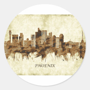 Sticker Rond Phoenix Arizona