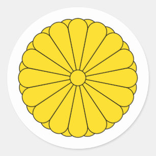 Sticker Rond Phoque impérial japonais, Japon