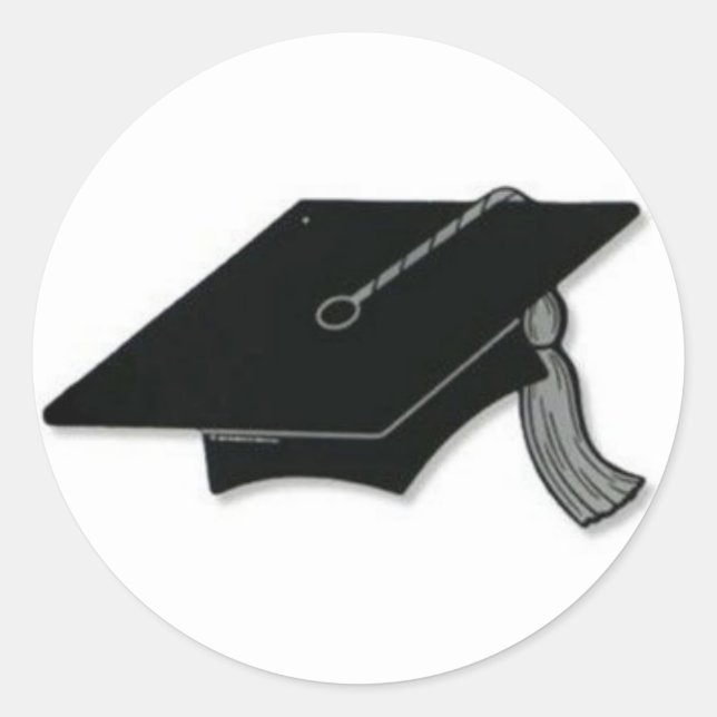 Sticker Rond Phoques de fin d'études (Devant)