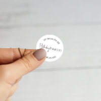 Phoques minimalistes d'adresse de retour d'anniver
