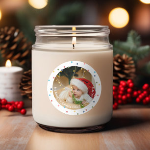 Sticker Rond Photo moderne aux couleurs vives