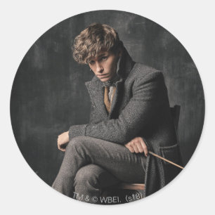 Sticker Rond Photo NEWT SCAMANDER™