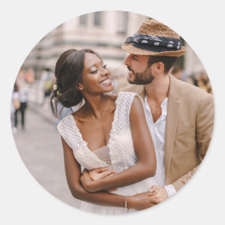 Sticker Rond Photo personnalisée