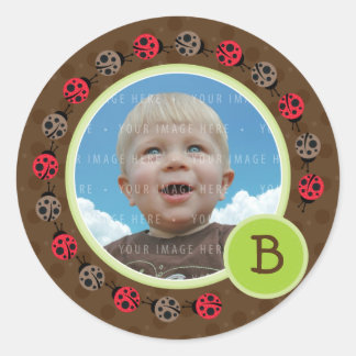 Sticker Rond PHOTO SEAL :: coccinelle cercle 3