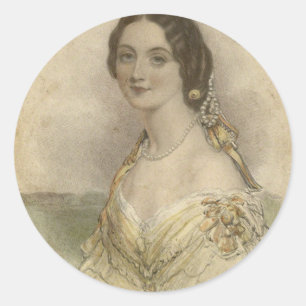 Sticker Rond photo vintage