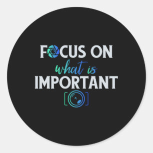 Sticker Rond Photographes Et