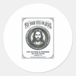Sticker Rond Photographie Jésus Maman Photographe de Famille Vi