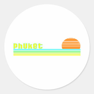 Sticker Rond Phuket, Thaïlande