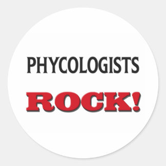 Sticker Rond Phycologistes Rock