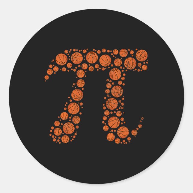 Sticker Rond Pi 3.14 Jour Jeu Math Enseignant Bysketll Pi Day (Devant)