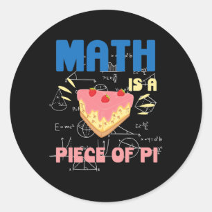 Sticker Rond Pi Day Math Est Un Enseignant En Mathématiques De