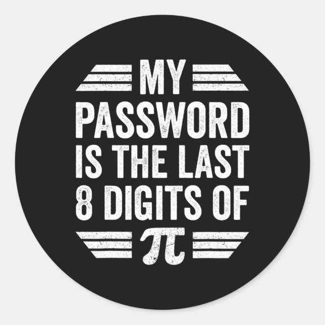 Sticker Rond Pi Day Shirt Kids (Devant)