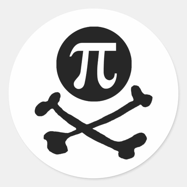 Sticker Rond Pi-rate (Devant)