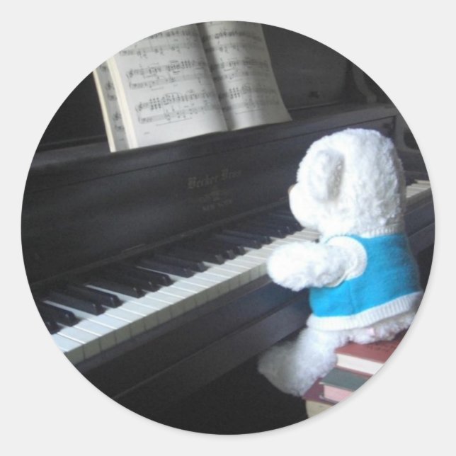 Sticker Rond Piano (Devant)