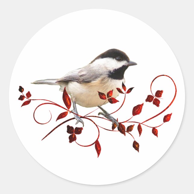 Sticker Rond Pickadee (Devant)