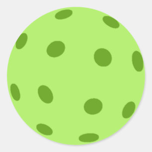 Sticker Rond Pickleball