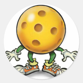 Sticker Rond Pickleball